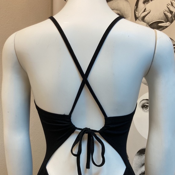 Elegant & Soft Long Maxi Dress w/ Adjustable Straps & Derrière Ruching, Sz S - Picture 4 of 14